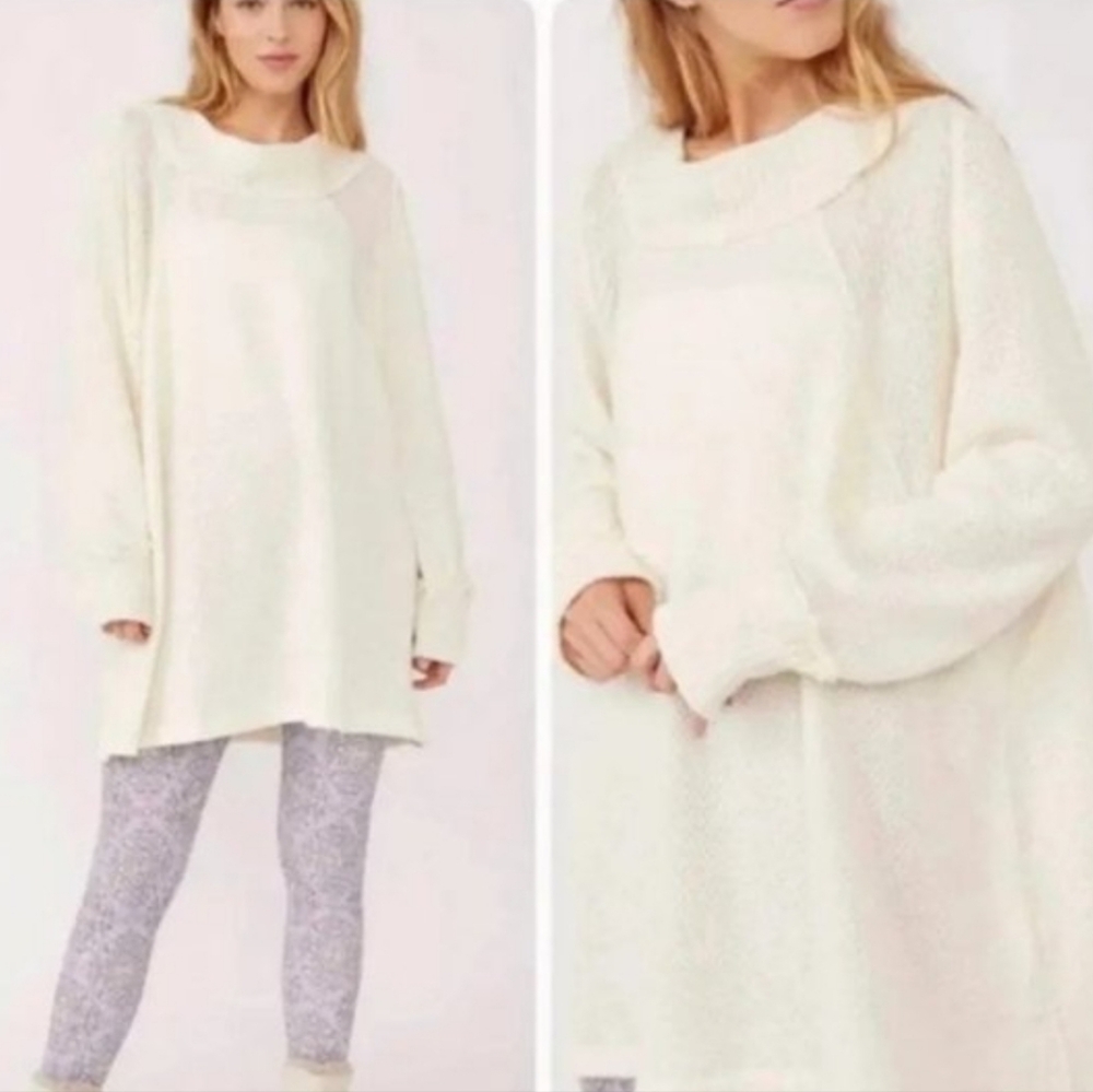 We The Free Shes A Keeper Pullover Cream White